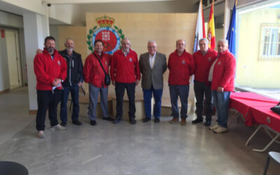 Miguel Ángel Pozueta visita el Campo de Tiro de Aizoain