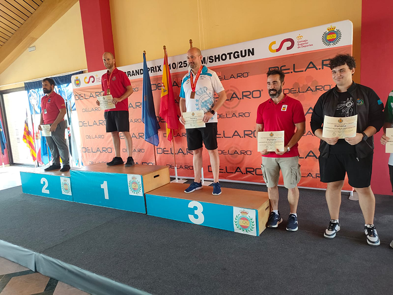 Oro y Plata en el Campeonato de España de Armas Deportivas