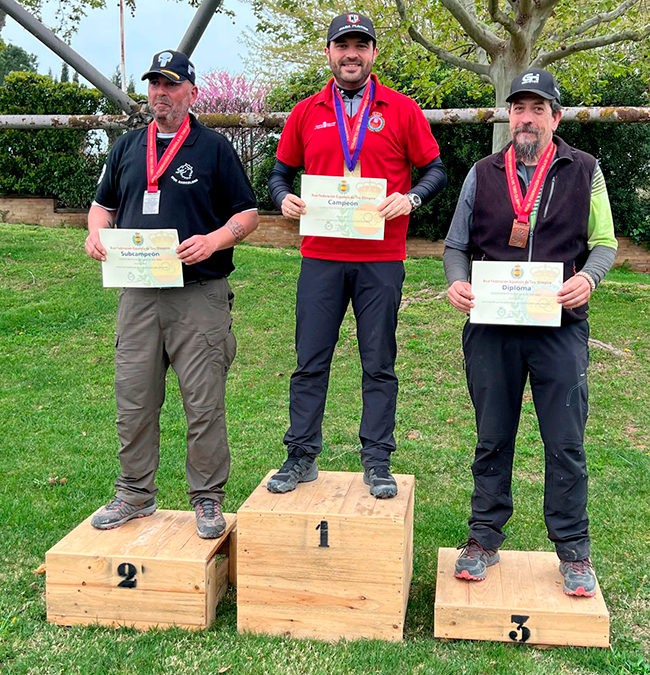 Seis medallas para Navarra en el Campeonato España de Tiro Práctico