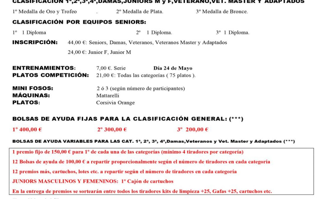 CAMPEONATO DE ESPAÑA MINI FOSO 25 05 2025