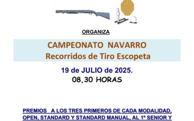 CARTEL CAMPEONATO NAVARRO RRTT ESCOPETA.
