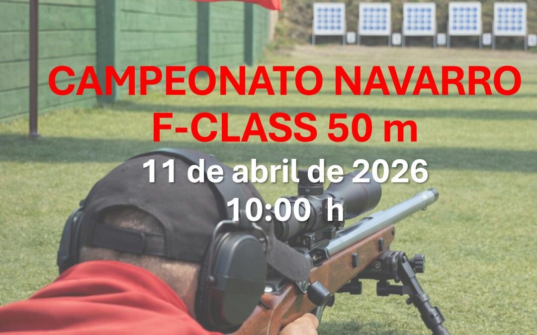 Cartel Campeonato Navarro f Class 50 m