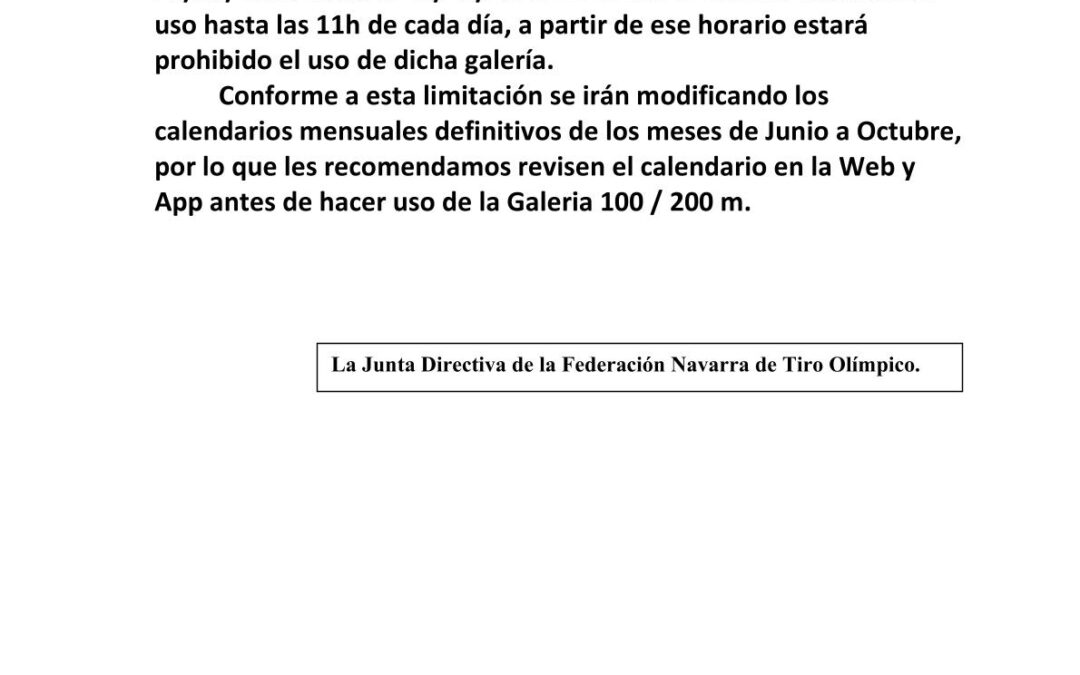 Restricciones 100 y 200 m por riesgo extremo de incendio